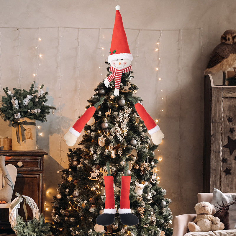 Christmas Decoration Supplies Creative Christmas Tree Doll Christmas Tree Top Decoration Elderly Decoration Tree Pendant