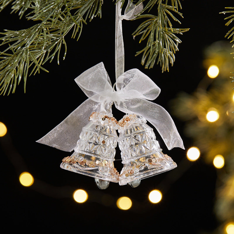 Christmas Decoration Ornaments with Sequins for Christmas TreeWindow Display and Scene Decoration